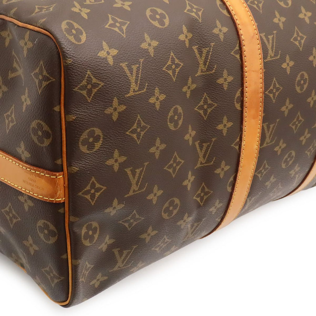 Louis Vuitton Monogram Keepall Bandouliere 50 Boston Bag Purse 2-Way — view 3
