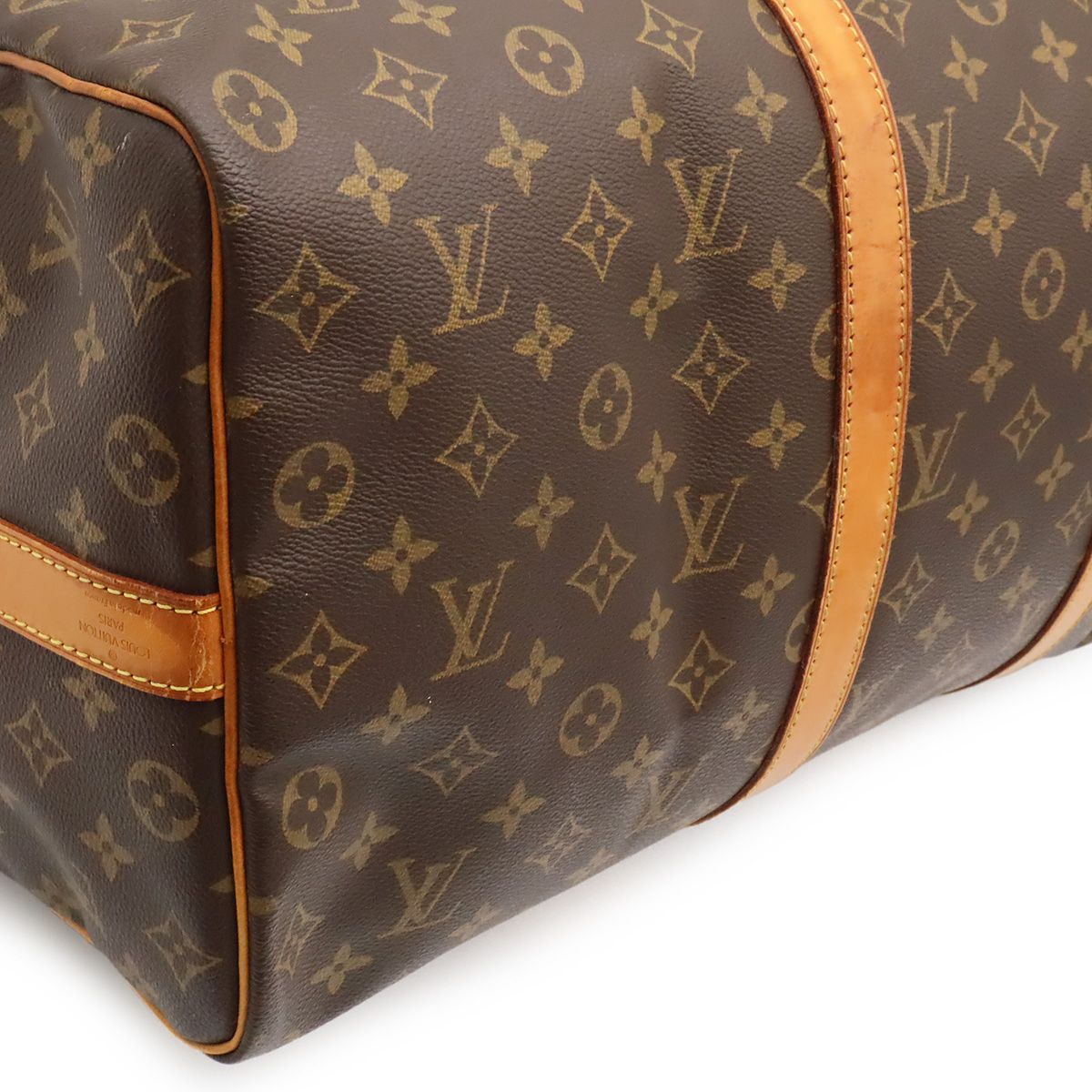 Louis Vuitton Monogram Keepall Bandouliere 50 Boston Bag Purse 2-Way — view 3