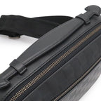 Louis Vuitton Damier Infini Ambler Belt Bag 2-Way Leather Onyx Black — view 7