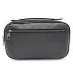 Louis Vuitton Damier Infini Ambler Belt Bag 2-Way Leather Onyx Black