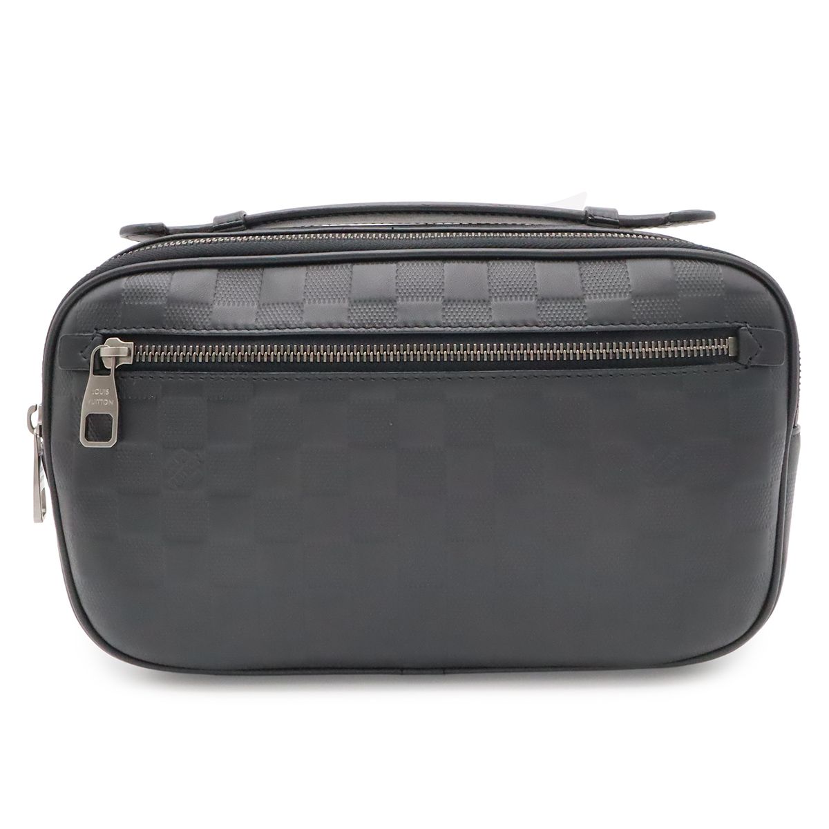 Louis Vuitton Damier Infini Ambler Belt Bag 2-Way Leather Onyx Black