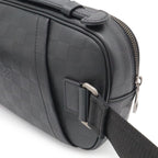 Louis Vuitton Damier Infini Ambler Belt Bag 2-Way Leather Onyx Black — view 4