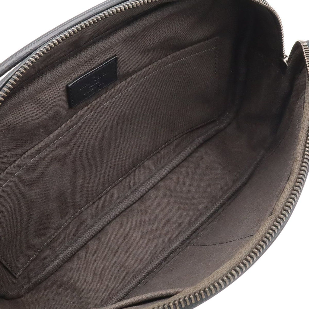 Louis Vuitton Damier Infini Ambler Belt Bag 2-Way Leather Onyx Black — view 8