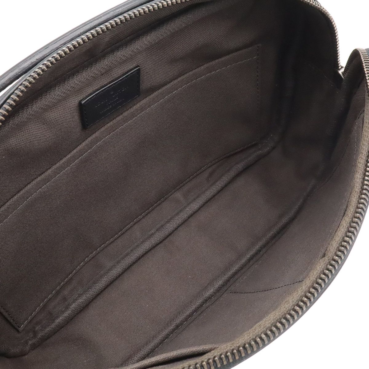 Louis Vuitton Damier Infini Ambler Belt Bag 2-Way Leather Onyx Black — view 8