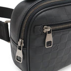 Louis Vuitton Damier Infini Ambler Belt Bag 2-Way Leather Onyx Black — view 6