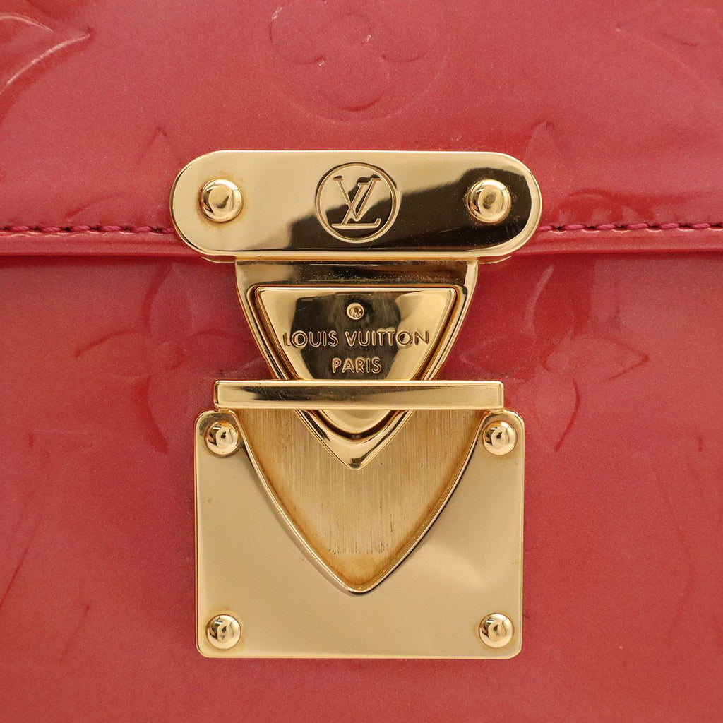 Louis Vuitton Monogram Vernis Malibu Street Handbag Pochette Mini Tote Patent — view 6
