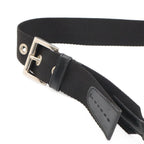Prada Triangle Logo Tessuto Light Shoulder Bag Nylon Nero Black Silver — view 5