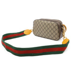 Gucci Neo Vintage GG Supreme Messenger Bag 2-Way Clutch Tiger Head Beige — view 2