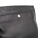 Prada Triangle Logo Shoulder Bag Cross Nappa Leather Nero Black Silver Overseas — view 7