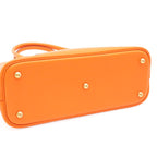 Hermes Bolide 31 2-Way Shoulder Bag Vogalibar Leather Orange Gold — view 7