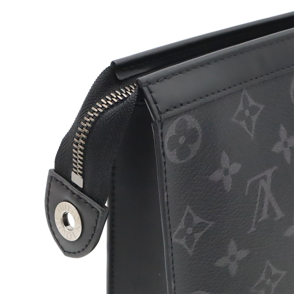 Louis Vuitton Monogram Eclipse Pochette Voyage MM Clutch — view 6