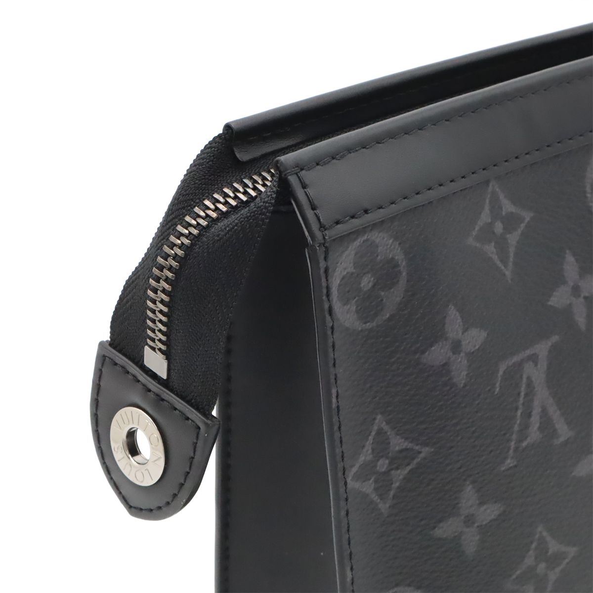 Louis Vuitton Monogram Eclipse Pochette Voyage MM Clutch — view 6