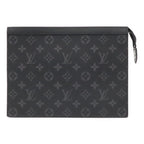 Louis Vuitton Monogram Eclipse Pochette Voyage MM Clutch