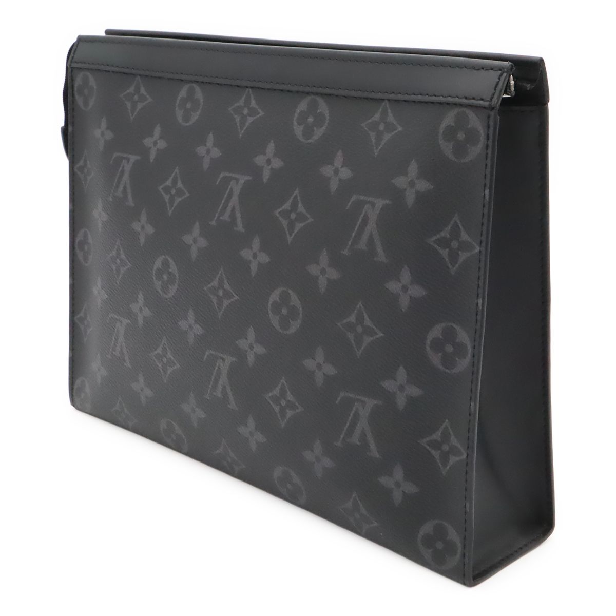 Louis Vuitton Monogram Eclipse Pochette Voyage MM Clutch — view 2