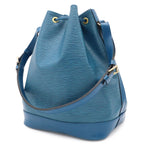 Louis Vuitton Epi Noe Drawstring Shoulder Bag Leather Toledo Blue — view 2