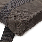 Hermes Her Line Sac a Dos PM Backpack Shoulder Bag Canvas Gray — view 3