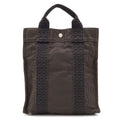 Hermes Her Line Sac a Dos PM Backpack Shoulder Bag Canvas Gray