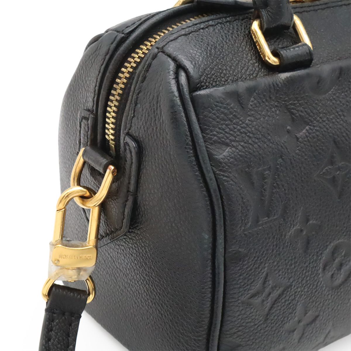 Louis Vuitton Monogram Empreinte Speedy Bandouliere 20 2-Way Shoulder Bag Noir — view 8