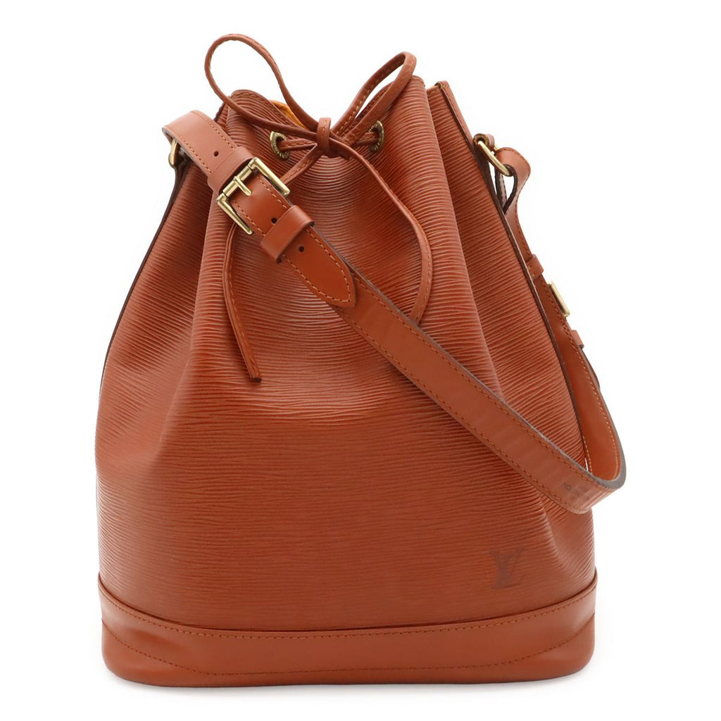 Louis Vuitton Epi Noe Drawstring Shoulder Bag Leather Kenya Brown