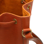 Louis Vuitton Epi Noe Drawstring Shoulder Bag Leather Kenya Brown — view 7