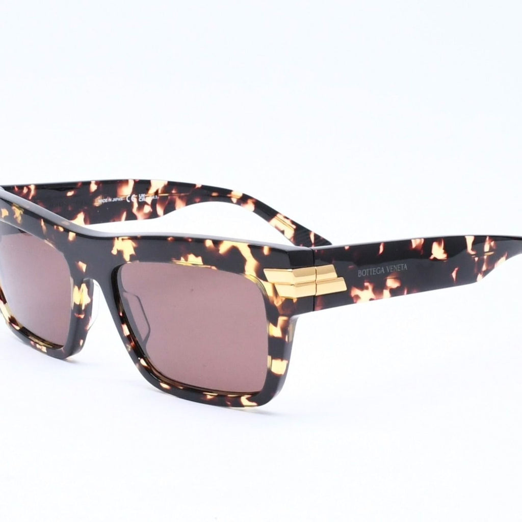 Bottega Veneta Side Logo Sunglasses Eyewear 18 145 Gold — view 3