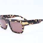 Bottega Veneta Side Logo Sunglasses Eyewear 18 145 Gold — view 3