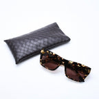 Bottega Veneta Side Logo Sunglasses Eyewear 18 145 Gold
