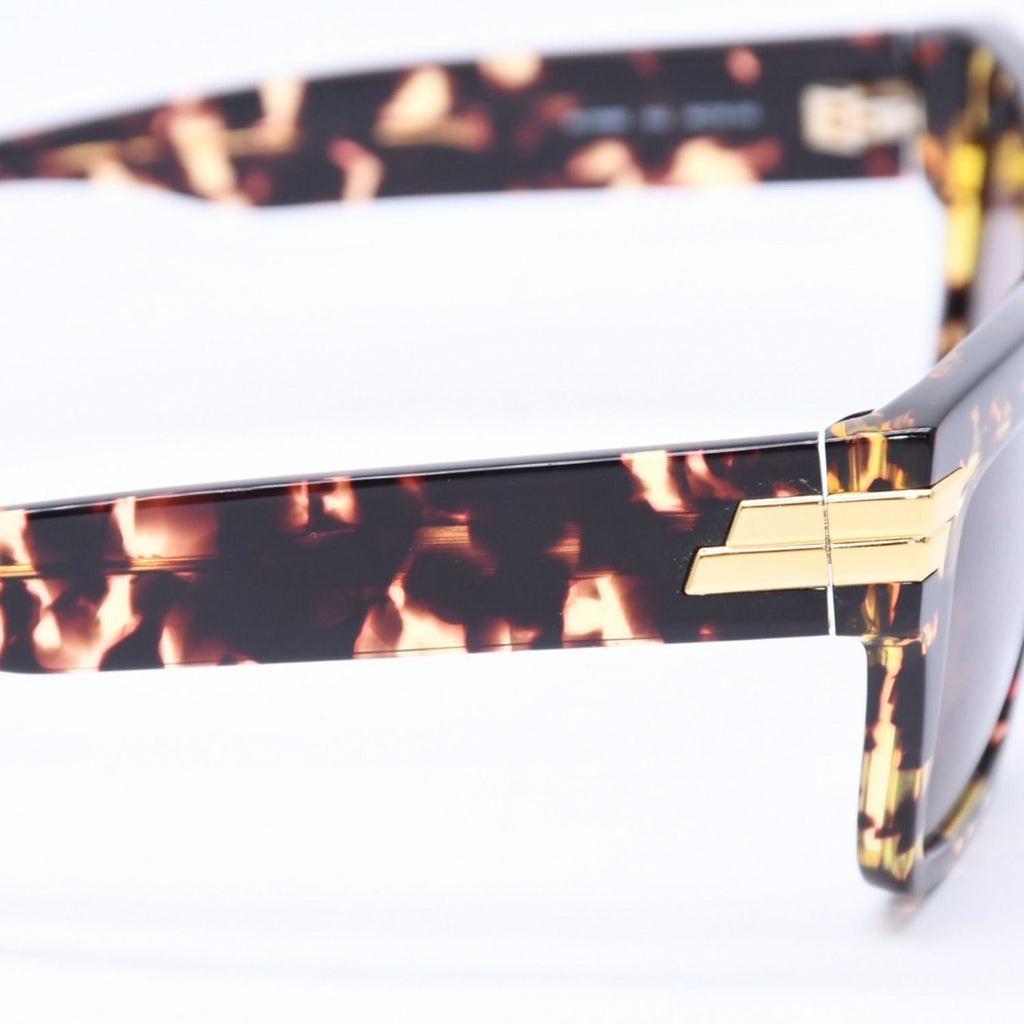 Bottega Veneta Side Logo Sunglasses Eyewear 18 145 Gold — view 8