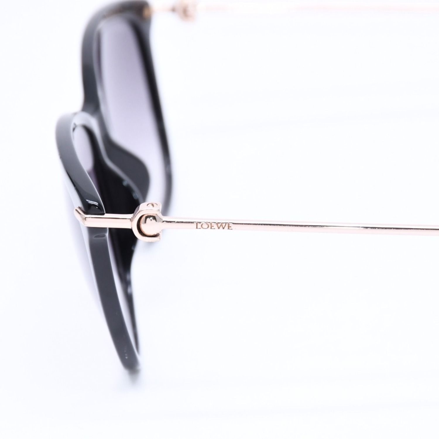 Loewe Sunglasses Eyewear Side Logo Black Acetate — view 6