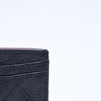 Chanel Classic Card Case CC Logo Caviar Leather Black Gold — view 8