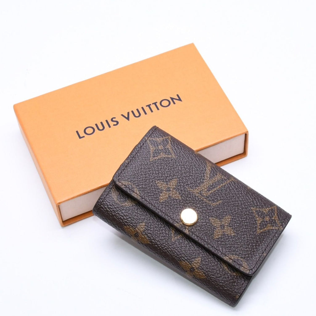 Louis Vuitton Multicles 6 Key Case Monogram Canvas Key Hook Key Holder
