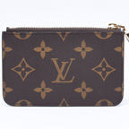 Louis Vuitton Card Case Romy Coin Purse Monogram Blue Frost — view 3