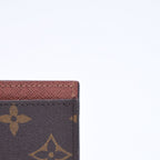 Louis Vuitton Porte Cartes Simple Card Case Monogram Brown — view 8
