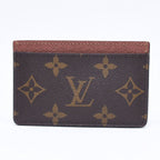 Louis Vuitton Porte Cartes Simple Card Case Monogram Brown — view 3