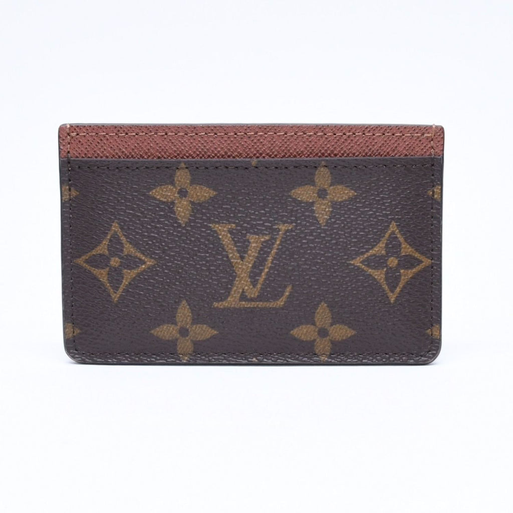 Louis Vuitton Porte Cartes Simple Card Case Monogram Brown — view 2