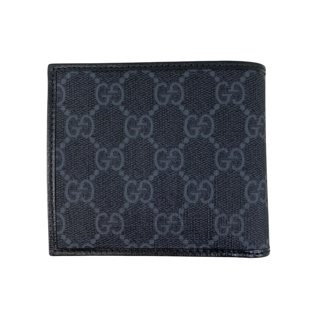 Gucci Bifold Wallet Interlocking G GG Supreme Black — view 2