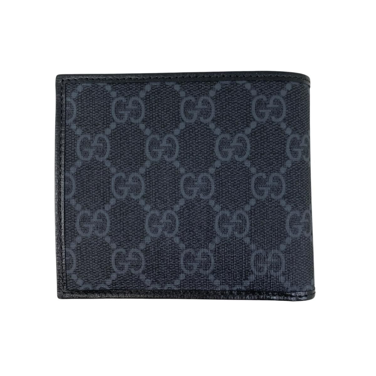 Gucci Bifold Wallet Interlocking G GG Supreme Black — view 2