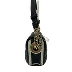 Dior Shoulder Bag Vibe Hobo Micro Cannage Stitch Black White 2-Way Lambskin — view 2