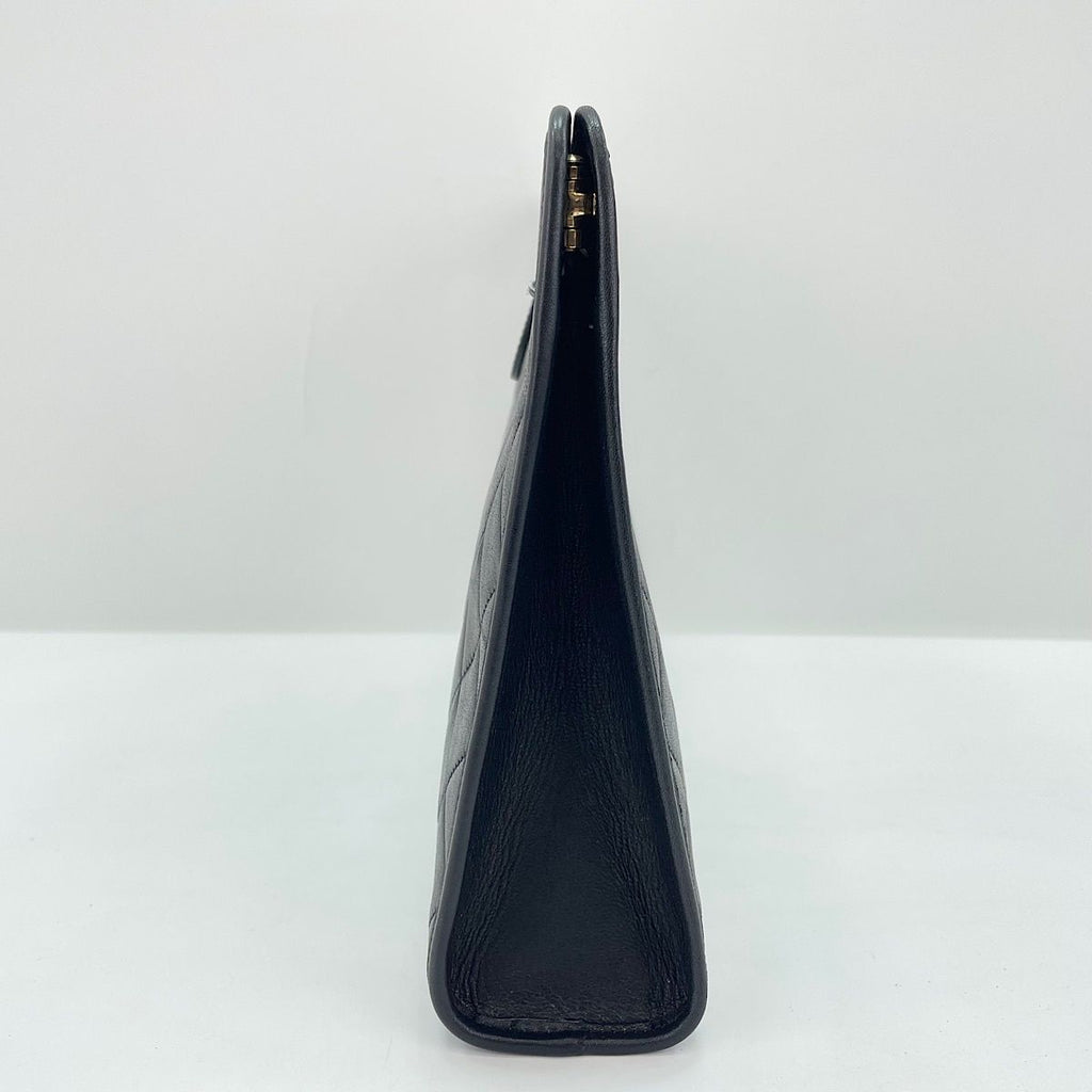 Chanel Clutch Quilted Black — view 6