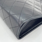 Chanel Clutch Quilted Black — view 8