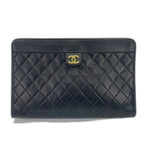 Chanel Clutch Quilted Black