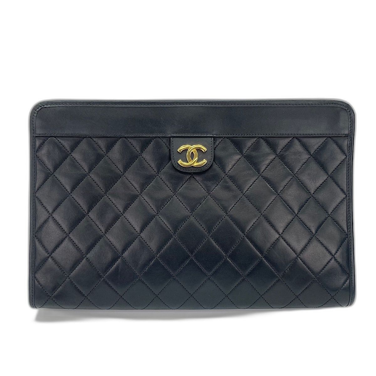 Chanel Clutch Quilted Black