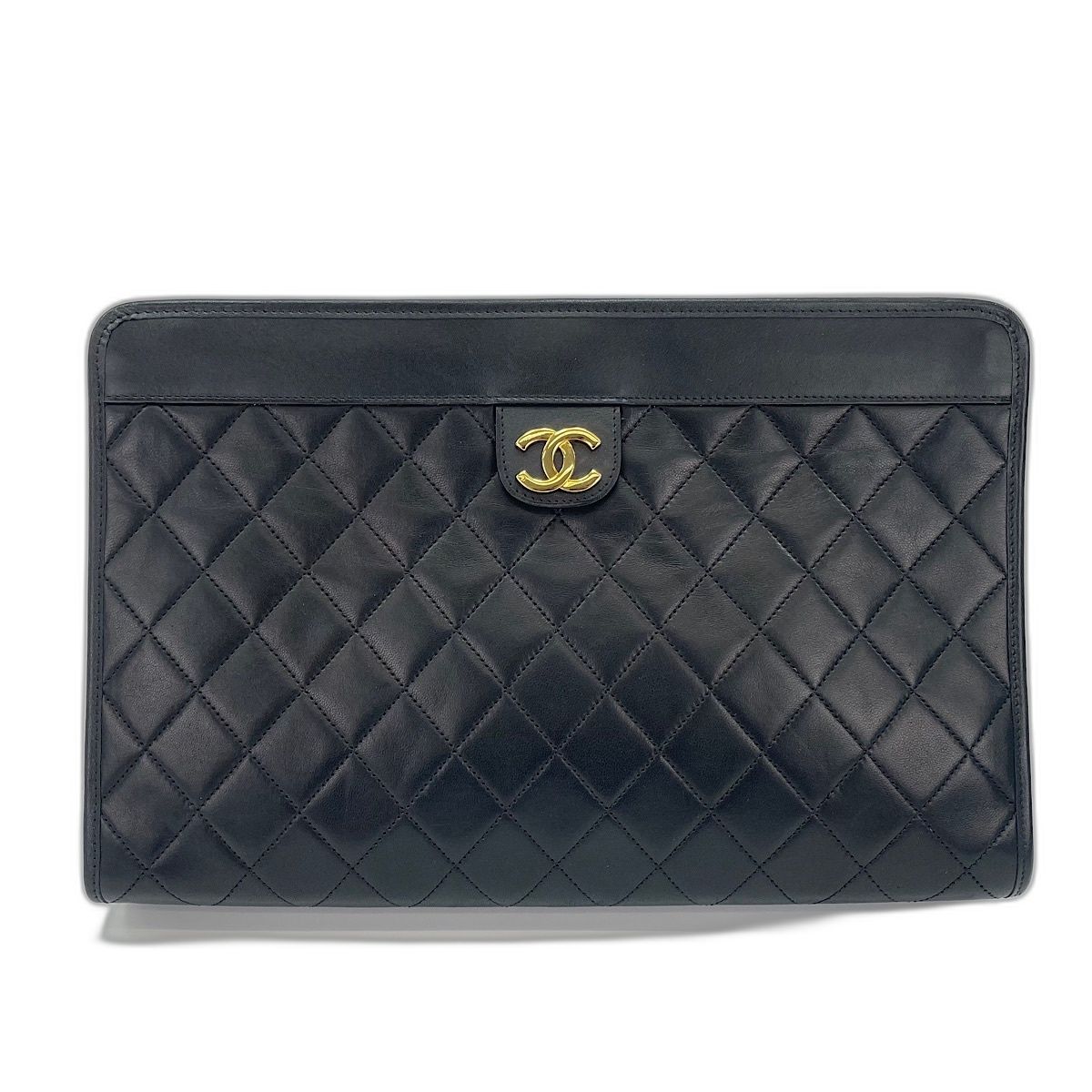 Chanel Clutch Quilted Black — view 2