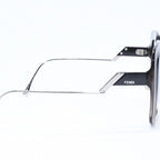 Fendi Sunglasses Eyewear FF Square Black Metal Acetate — view 5