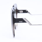 Fendi Sunglasses Eyewear FF Square Black Metal Acetate — view 7