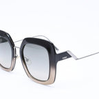 Fendi Sunglasses Eyewear FF Square Black Metal Acetate — view 3