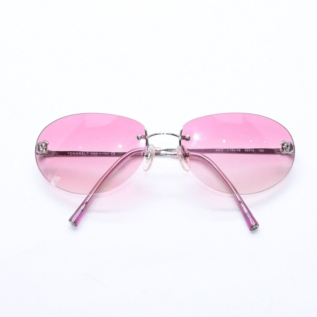 Chanel Sunglasses Rimless Eyewear CC Logo — view 2