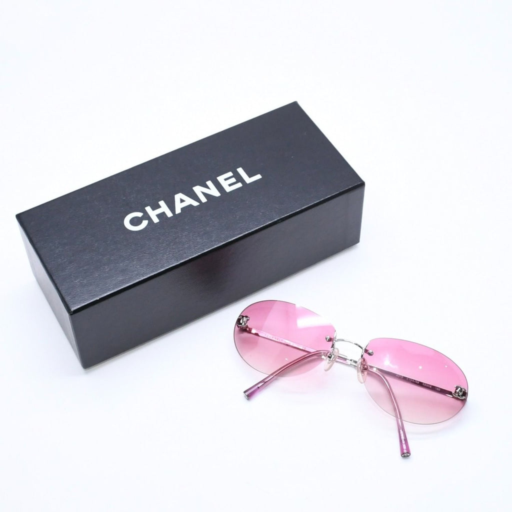 Chanel Sunglasses Rimless Eyewear CC Logo