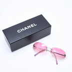 Chanel Sunglasses Rimless Eyewear CC Logo