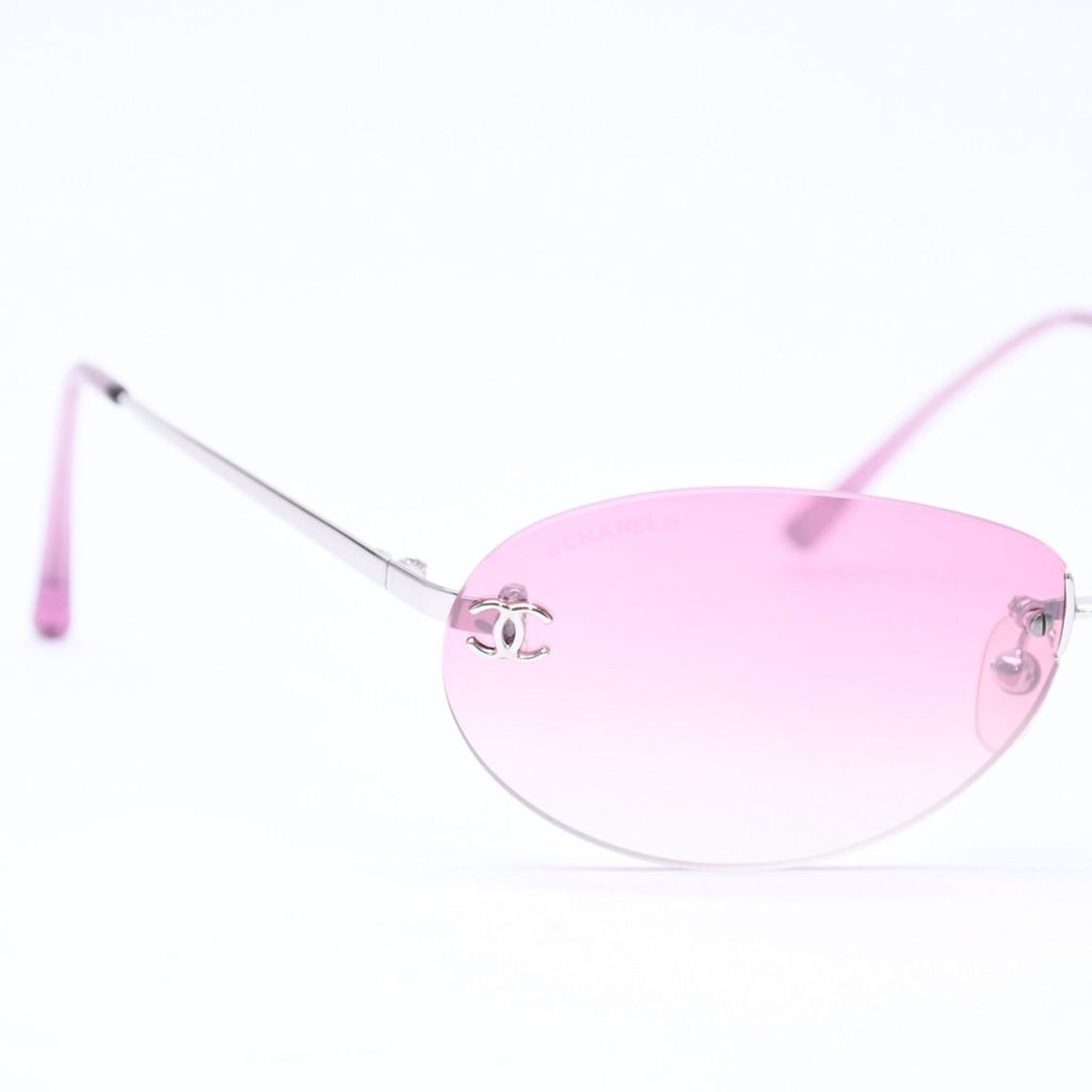 Chanel Sunglasses Rimless Eyewear CC Logo — view 8